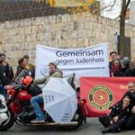 Mahnwache vor der Münchner Synagoge