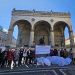 Mahnwache am Odeonsplatz