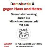 Bundesweiter Aktionstag der OMAS GEGEN RECHTS am 08.02.25