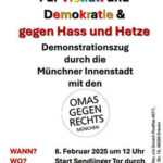 Bundesweiter Aktionstag der OMAS GEGEN RECHTS am 08.02.25