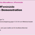 Demonstration <br> #NiunaMenos |#Feminizide