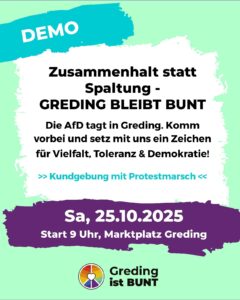 Greding bleibt bunt