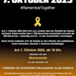 Mahnwache zum Hamas Überfall