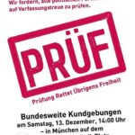 Prüf - Kundgebung in München
