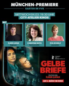 Gelbe Briefe Kino Premiere München