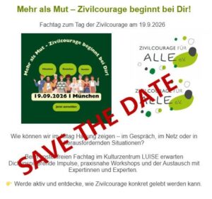 Mehr als Mut - Zivilcourage für Alle