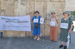 Mahnwache Synagoge © OGRM