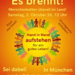 Es brennt - Menschenkette am 3.10.26
